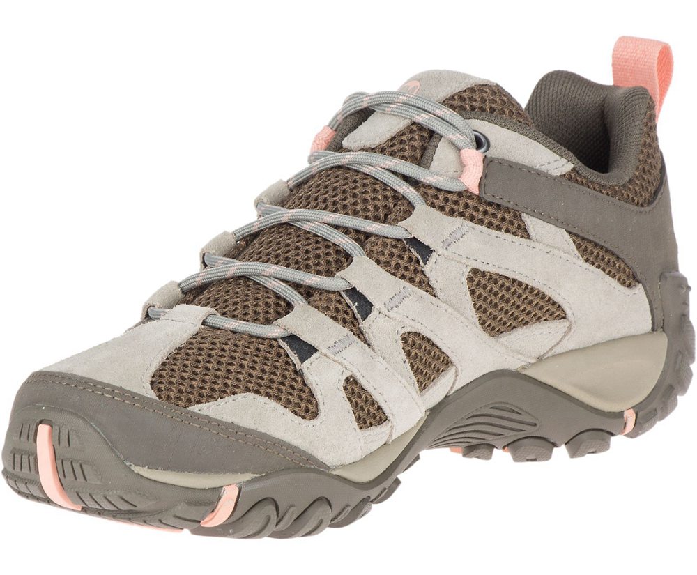 Merrell Hiking Shoes Grey - Alverstone - Womens 40FPTCLRX